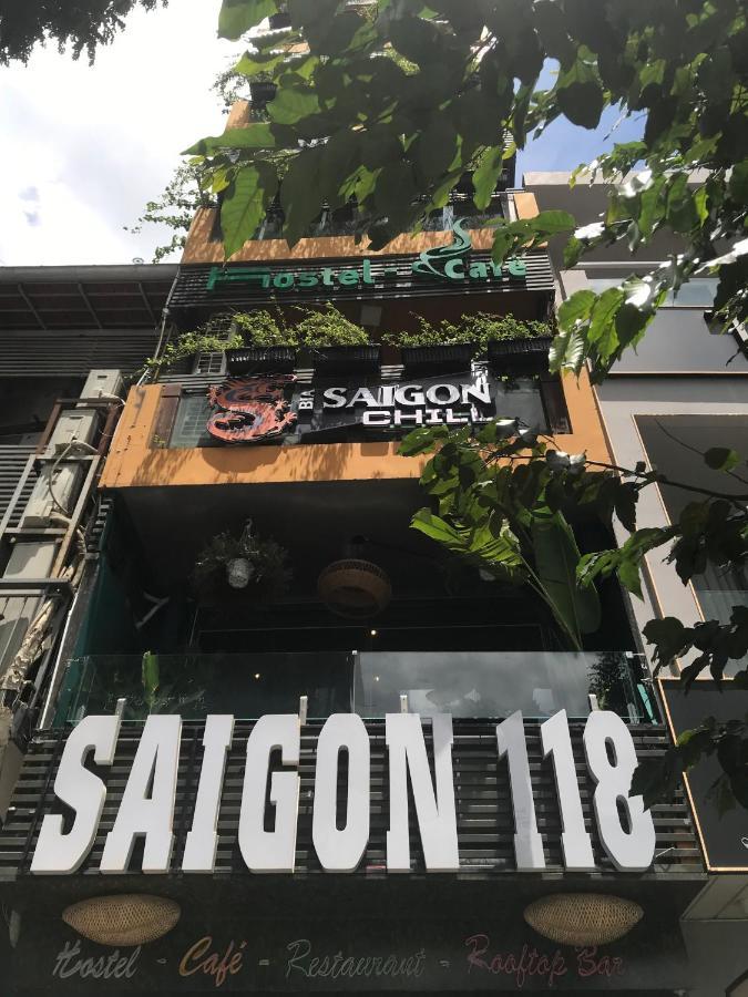 Saigon 118 Hostel And Cafe Ho Chi Minh-staden Exteriör bild
